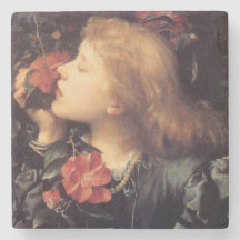 Menina Escolhendo uma Flor Bonita (por G.F. Watts)