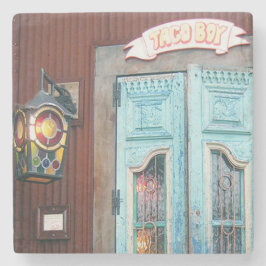 Porta-copo De Pedra Menino do Taco, praia do insensatez, porta copos