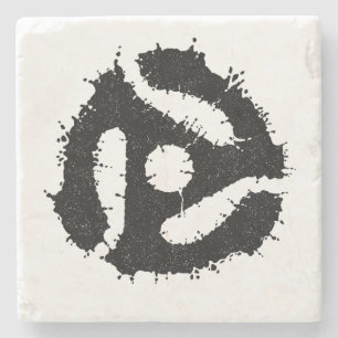 Porta-copo De Pedra Mensagem B/W 45 Inserir