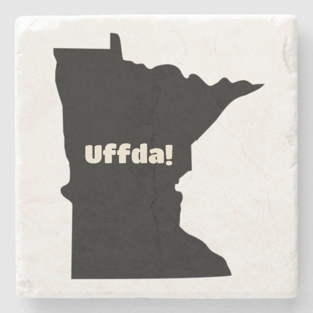 Porta-copo De Pedra Minnesota personalizável (Frente)