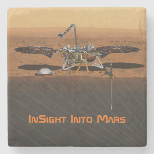 Porta-copo De Pedra Missão Lander InSight Mars