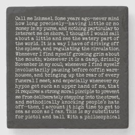 Porta-copo De Pedra Moby Dick Abertura por Herman Melville