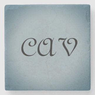 Porta-copo De Pedra Mochila com texto desenhado