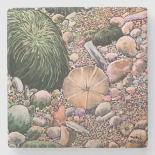 Porta-copo De Pedra Modern Home Decor BEACH