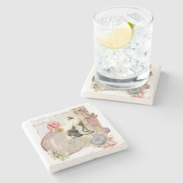 Porta-copo De Pedra Modern Ukiyo-e Art