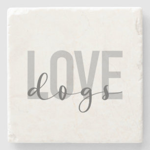 Porta-copo De Pedra Moderno, simples, urbano, design legal de Love Dog