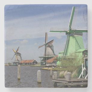 Porta-copo De Pedra Moinho de vento, Zaanse Schans, Holanda, Países Ba