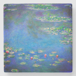 Porta-copo De Pedra Monet Water Lily 1906