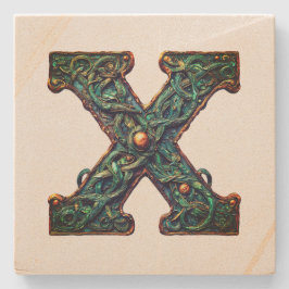 Porta-copo De Pedra Monograma