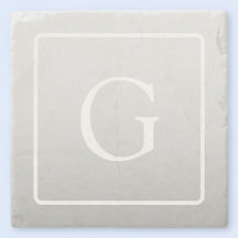 Monograma de Apelido de Gradação de Cinzas Claras