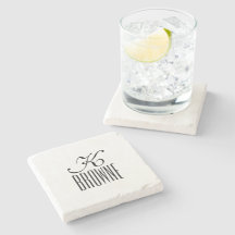 Monograma | Design Preto e Branco Personalizado |