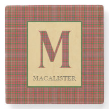 Monograma M em Tartan MacAlister