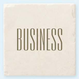 Porta-copo De Pedra Monograma, Marca ou nome comercial Marrom esbran