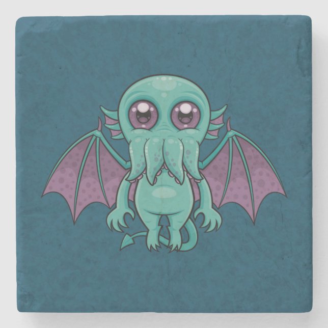 Porta-copo De Pedra Monstro de Cthulhu, Bebê Cento (Frente)