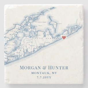 Porta-copo De Pedra Montauk NY Hamptons Destino Wedding Favor
