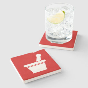 Porta-copo De Pedra Mortar e Pestle