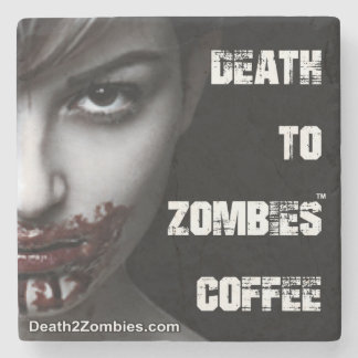Porta-copo De Pedra Morte às portas copos do café dos zombis