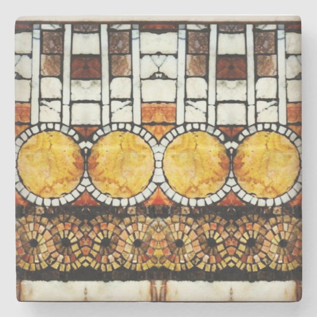 Porta-copo De Pedra mosaico do imperador (Frente)