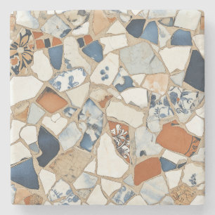 Porta-copo De Pedra Mosaico Russo