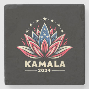 Porta-copo De Pedra Mulheres Kamala Harris Campanha Presidencial Am 20
