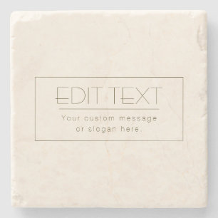 Porta-copo De Pedra Na moda - Modelo editável Escuro Escuro e Escuro