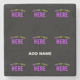 PORTA-COPO DE PEDRA NA MODA MODERNO PERSONALIZÁVEL NEGRO VERIFICADO CO