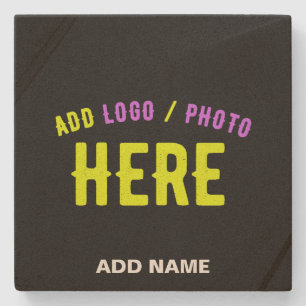 PORTA-COPO DE PEDRA NA MODA MODERNO PERSONALIZÁVEL NEGRO VERIFICADO CO