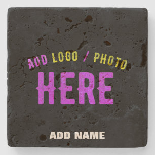 PORTA-COPO DE PEDRA NA MODA MODERNO PERSONALIZÁVEL NEGRO VERIFICADO CO
