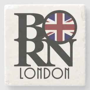 Porta-copo De Pedra NASCER London (bandeira do Reino Unido)