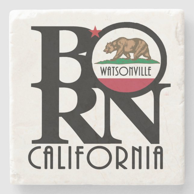 Porta-copo De Pedra NASCER Watsonville Califórnia (Frente)