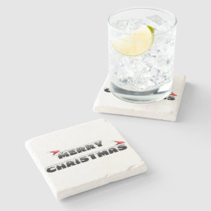 PORTA-COPO DE PEDRA NATAL ALEGRE NEVADO 