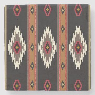 Porta-copo De Pedra Navajo Design 7 Bandana
