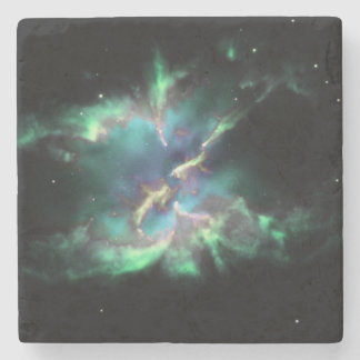 Porta-copo De Pedra Nebulosa Planetária Verde Menta Periwinkle