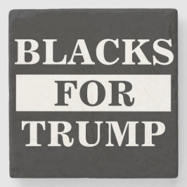 Porta-copo De Pedra Negros Para Trump