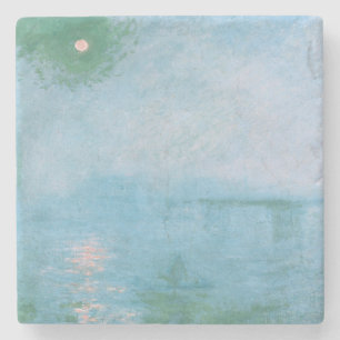 Porta-copo De Pedra Nevoeiro no Tamisa (por Claude Monet)