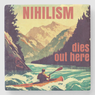 Porta-copo De Pedra Niilismo Morre Aqui Em Kayaking