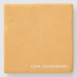 Porta-copo De Pedra Nome amarelo de Cape Gooseberry