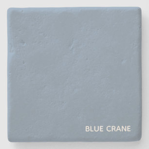 Porta-copo De Pedra Nome azul da grua azul
