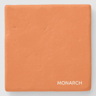Porta-copo De Pedra Nome da cor laranja da borboleta monarca