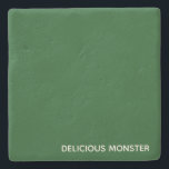 Porta-copo De Pedra Nome de cor verde do Monster delicioso<br><div class="desc">Nome de cor verde do Monster delicioso</div>