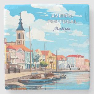 Porta-copo De Pedra Nome Personalizado Aveiro Portugal