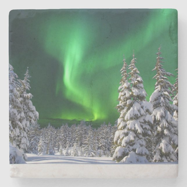 Porta-copo De Pedra Nortes durante o inverno (Frente)