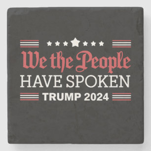 Porta-copo De Pedra Nós, O Povo, Falamos Trump 2024