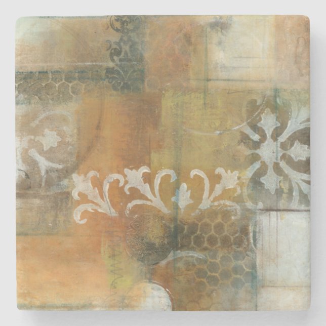 Porta-copo De Pedra Nota Moderna II (Frente)