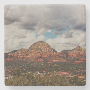 Porta-copo De Pedra Nuvens à medida que vão para Sedona