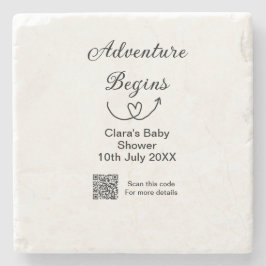 Porta-copo De Pedra O Adventure inicia a verificação do chá de fraldas