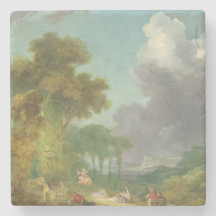 Porta-copo De Pedra O balanço por Jean-Honore Fragonard