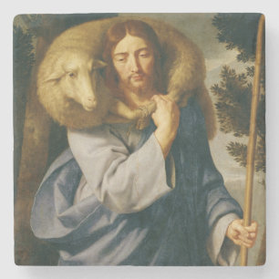 Porta-copo De Pedra O bom pastor