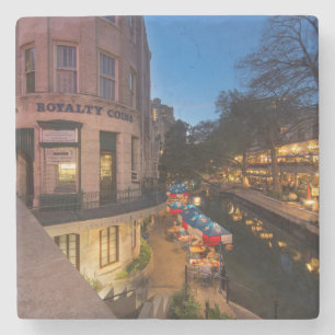 Porta-copo De Pedra O Caminho De Riveranda No Dusk, No Centro San Anto