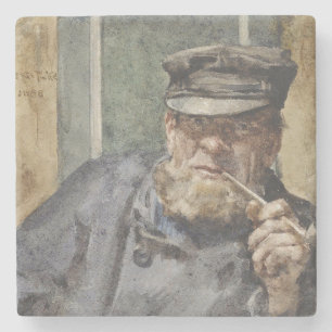 Porta-copo De Pedra O Cão do Mar Antigo (por Henry Scott Tuke)